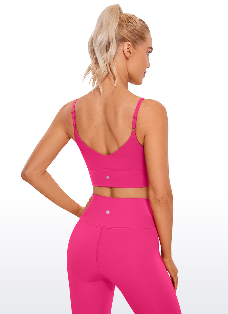 Brushed Nakedfeel Longline Adjustable Bra