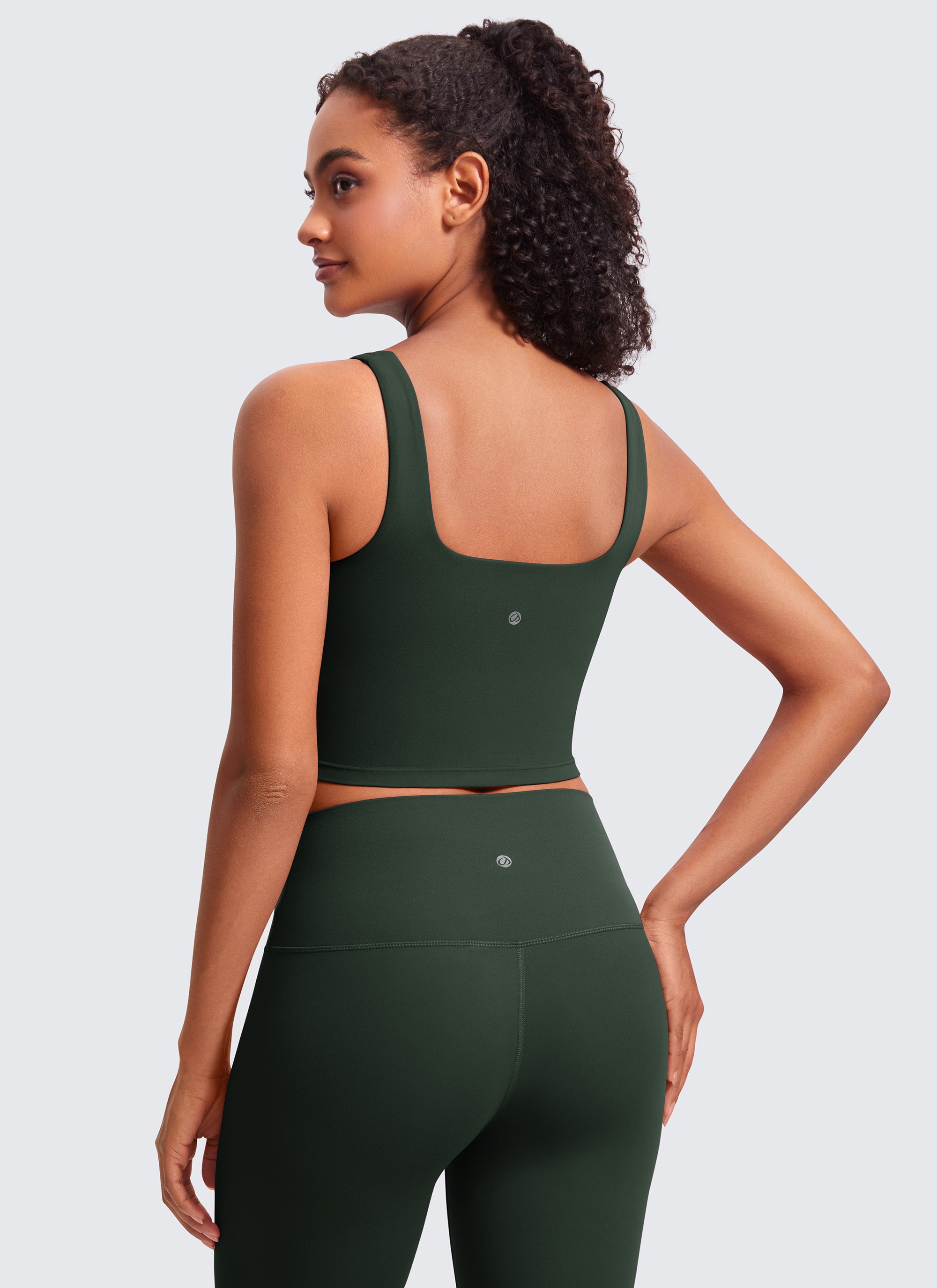 Butterluxe Square Neck Built in Bra Tank