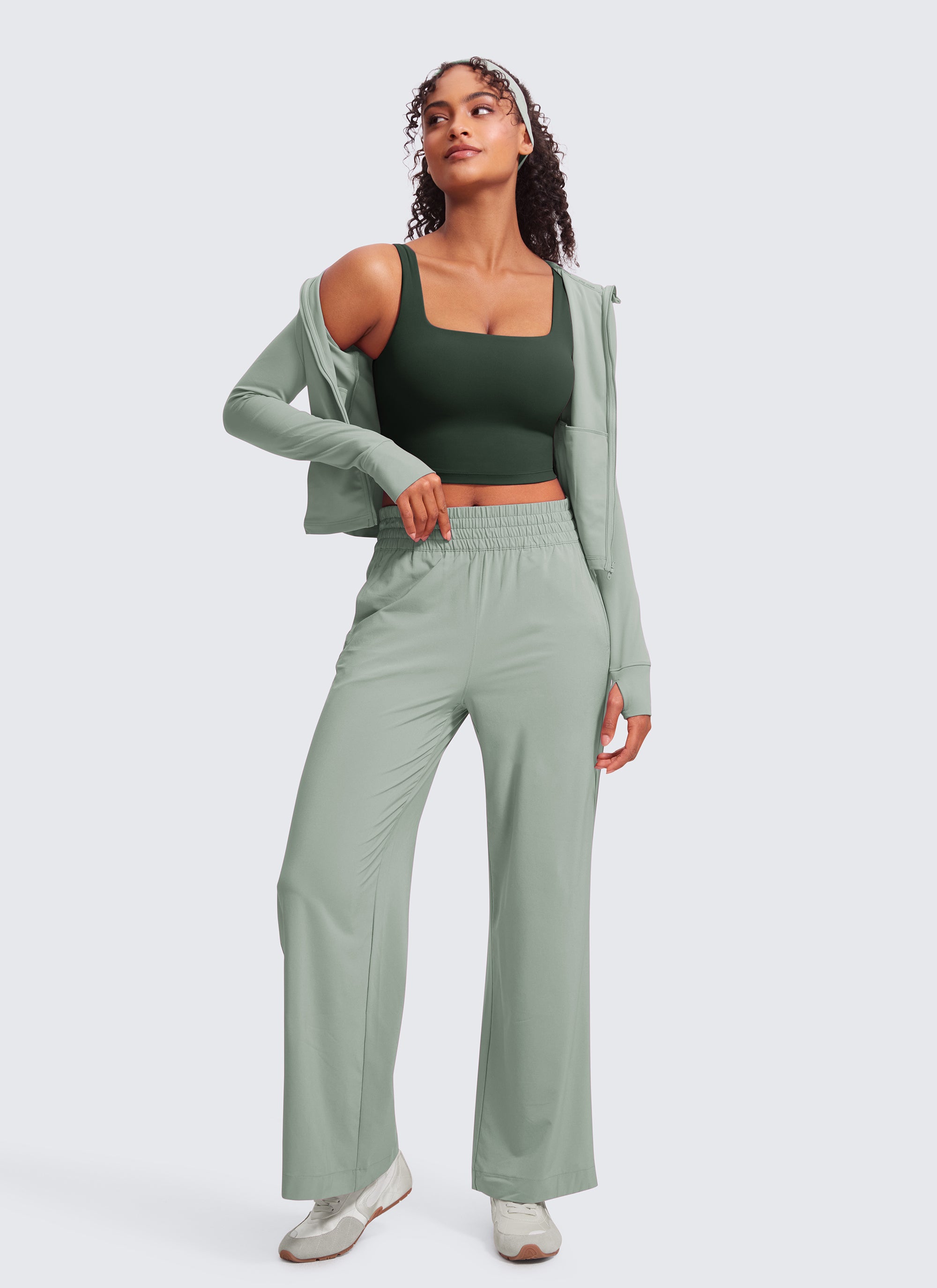 Butterluxe Square Neck Built in Bra Tank