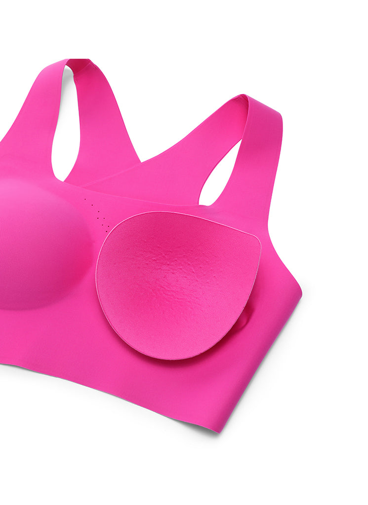 CRZ YOGA Womens U Neck High Impact Training Sports Bra Racerback Grey Sage