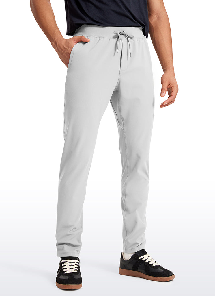 CRZ YOGA Men's Train Relaxed Fit On the Travel Pants 30'' Khali Barley