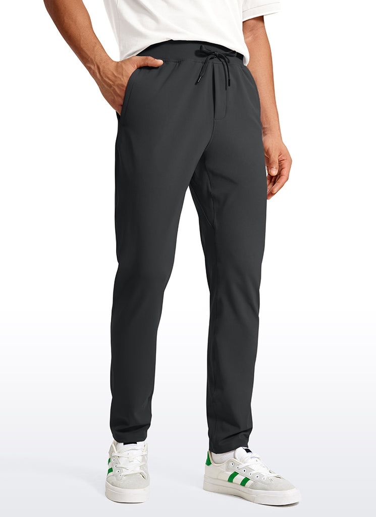 CRZ YOGA Men's Train Relaxed Fit On the Travel Pants 30'' Ink Gray