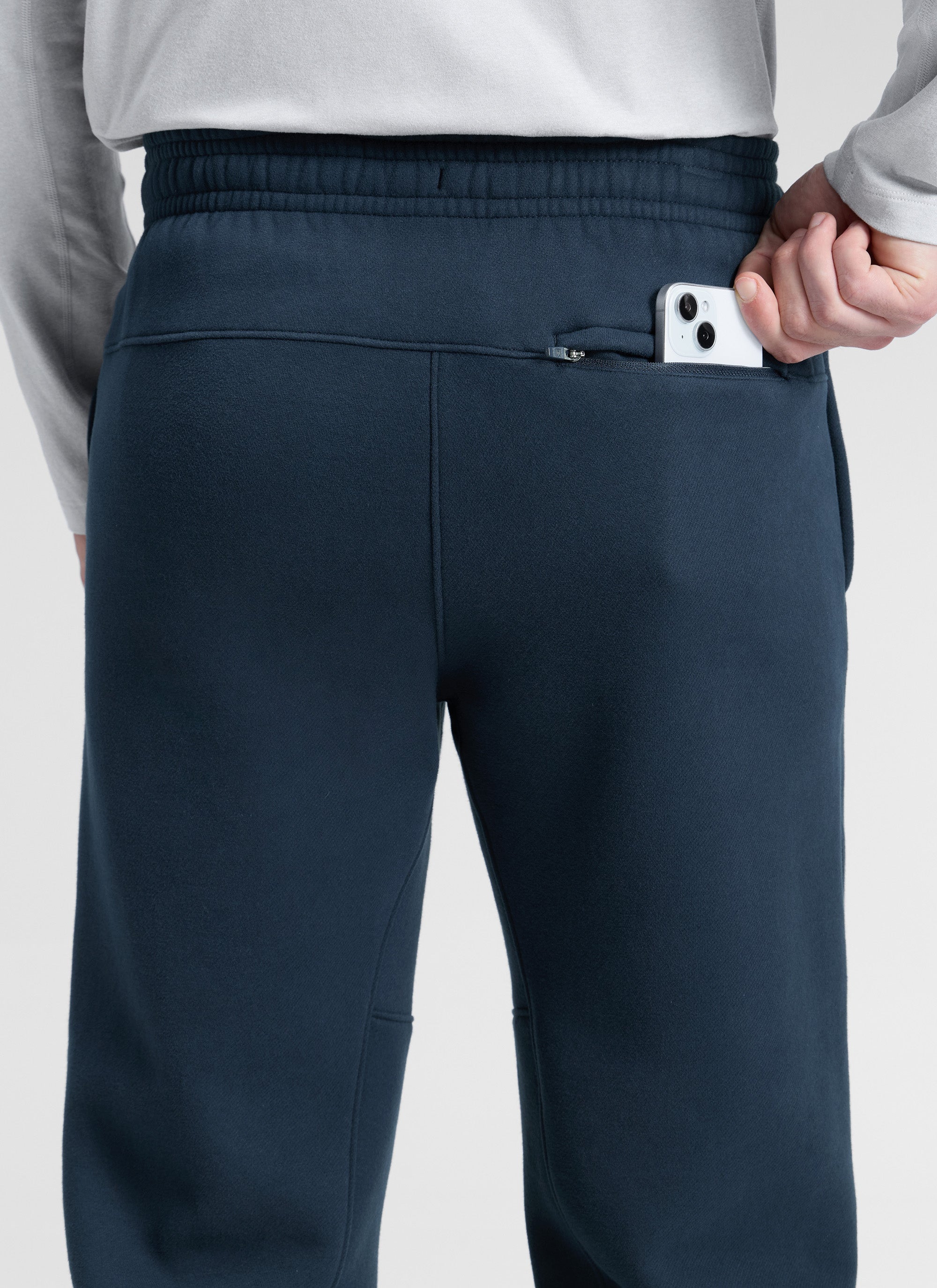 Fleece Lined Zipper Pocket Sweatpant 30