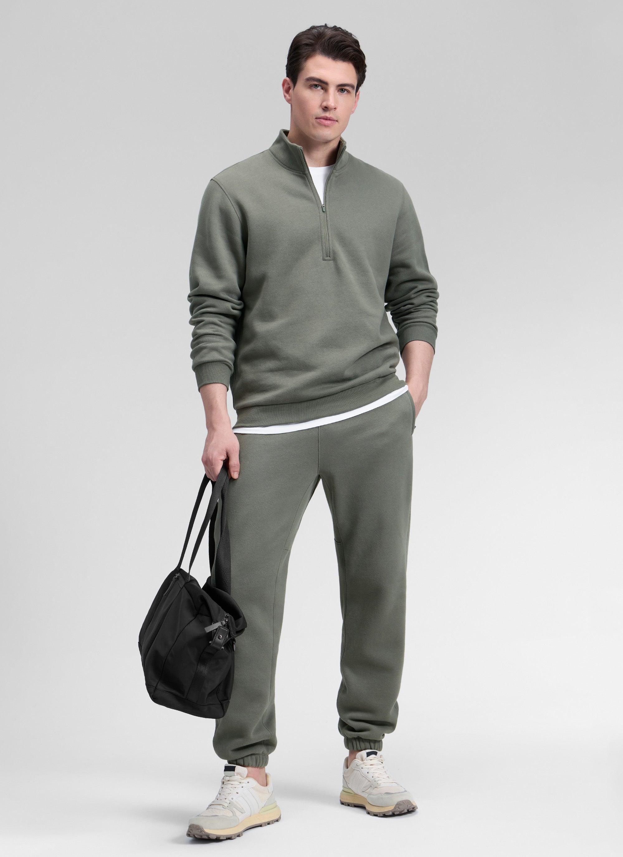 Fleece Lined Zipper Pocket Sweatpant 30
