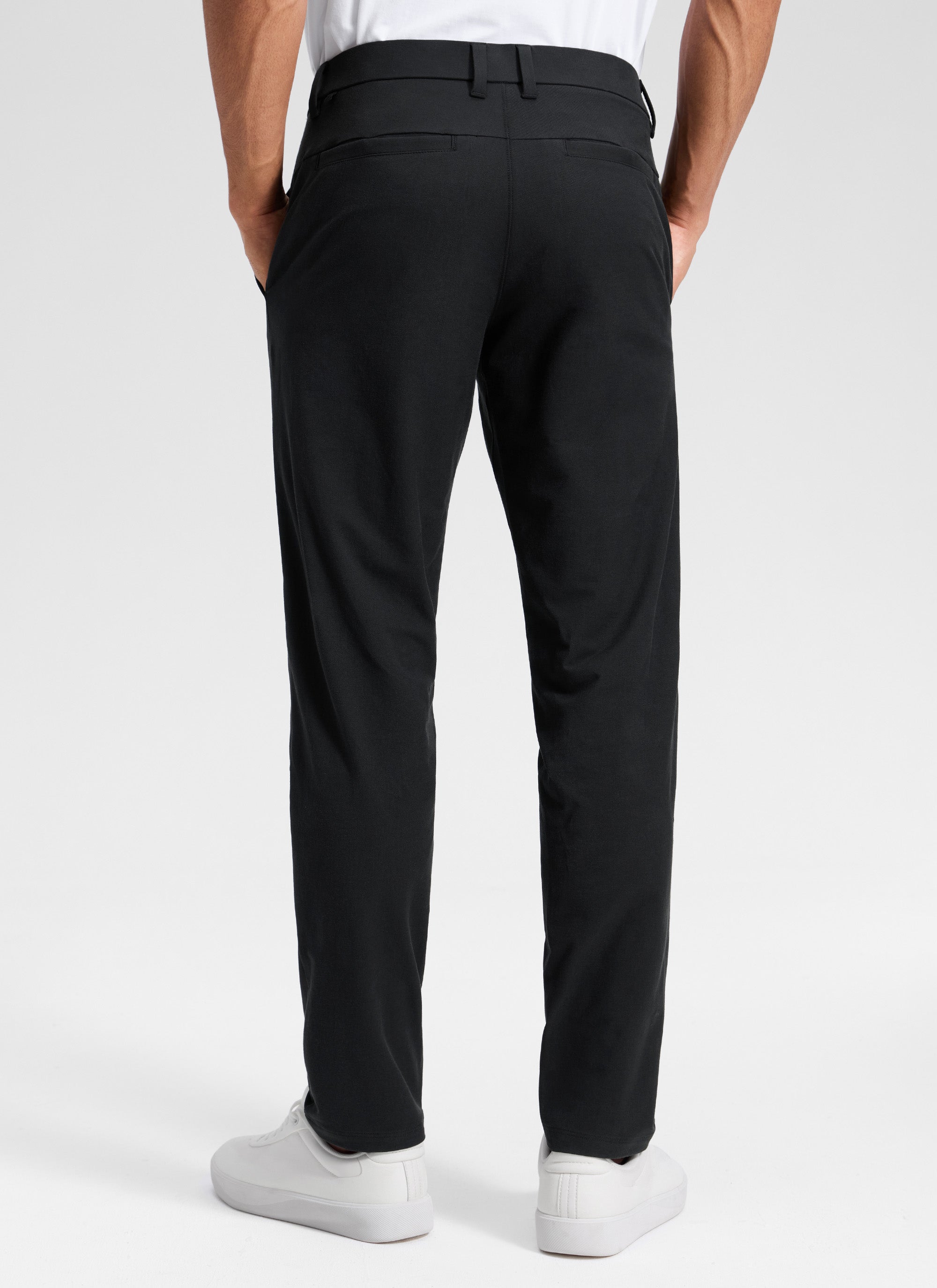 CRZ YOGA Man's Stretch Cotton Golf Mid Rise Pocket Chino Pant 32