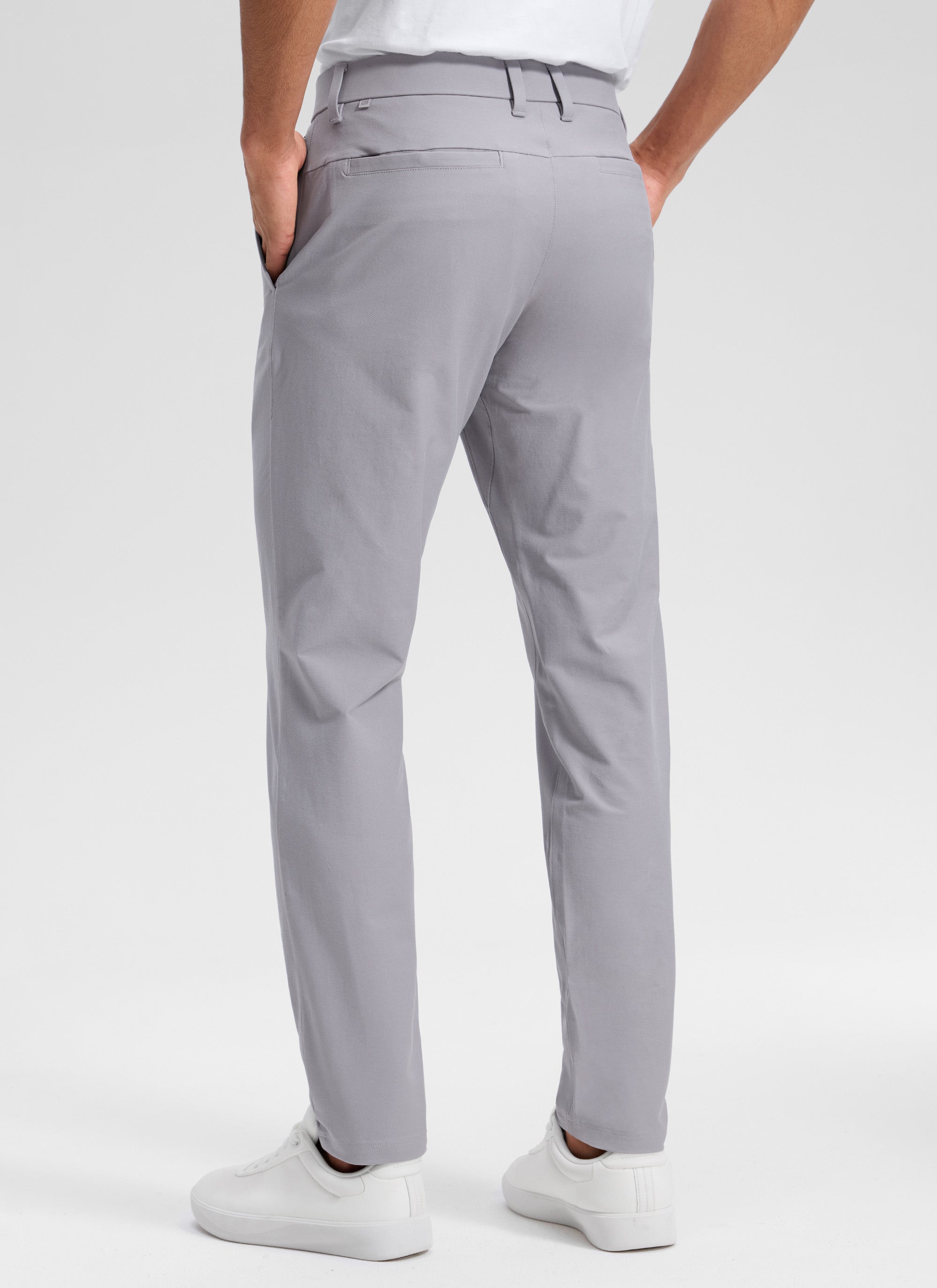 CRZ YOGA Man's Stretch Cotton Golf Mid Rise Pocket Chino Pant 32