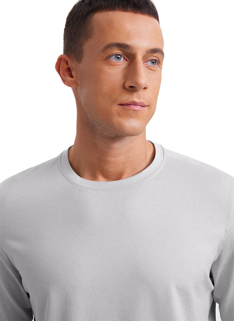Cloud Jersey Crewneck Long Sleeve Shirts