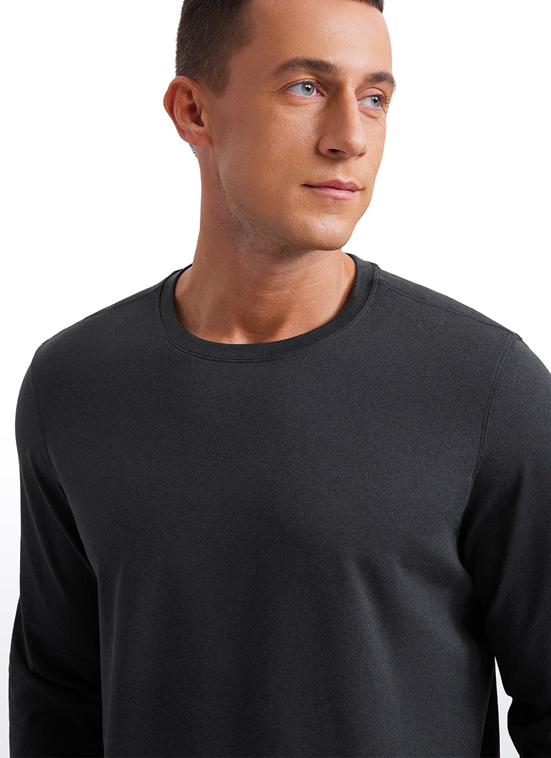 Cloud Jersey Crewneck Long Sleeve Shirts