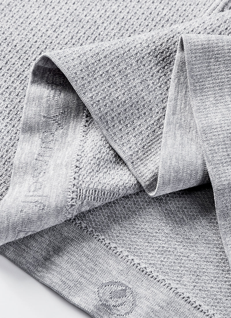 CRZ YOGA Women's Train Slim Fit Tops Speedy Seamless Racerback Tank Heather Grey