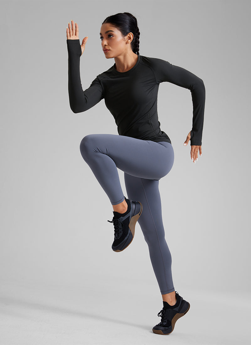 Seamless Crew Neck Long Sleeve