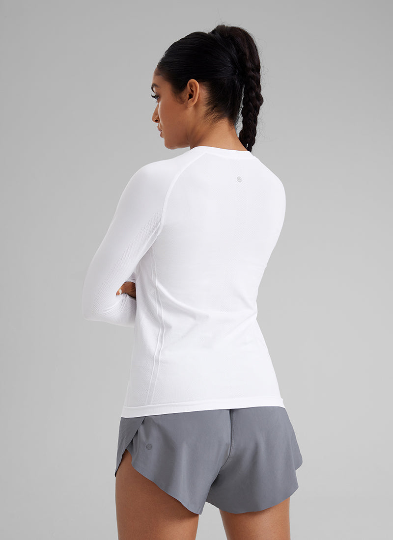 Seamless Crew Neck Long Sleeve