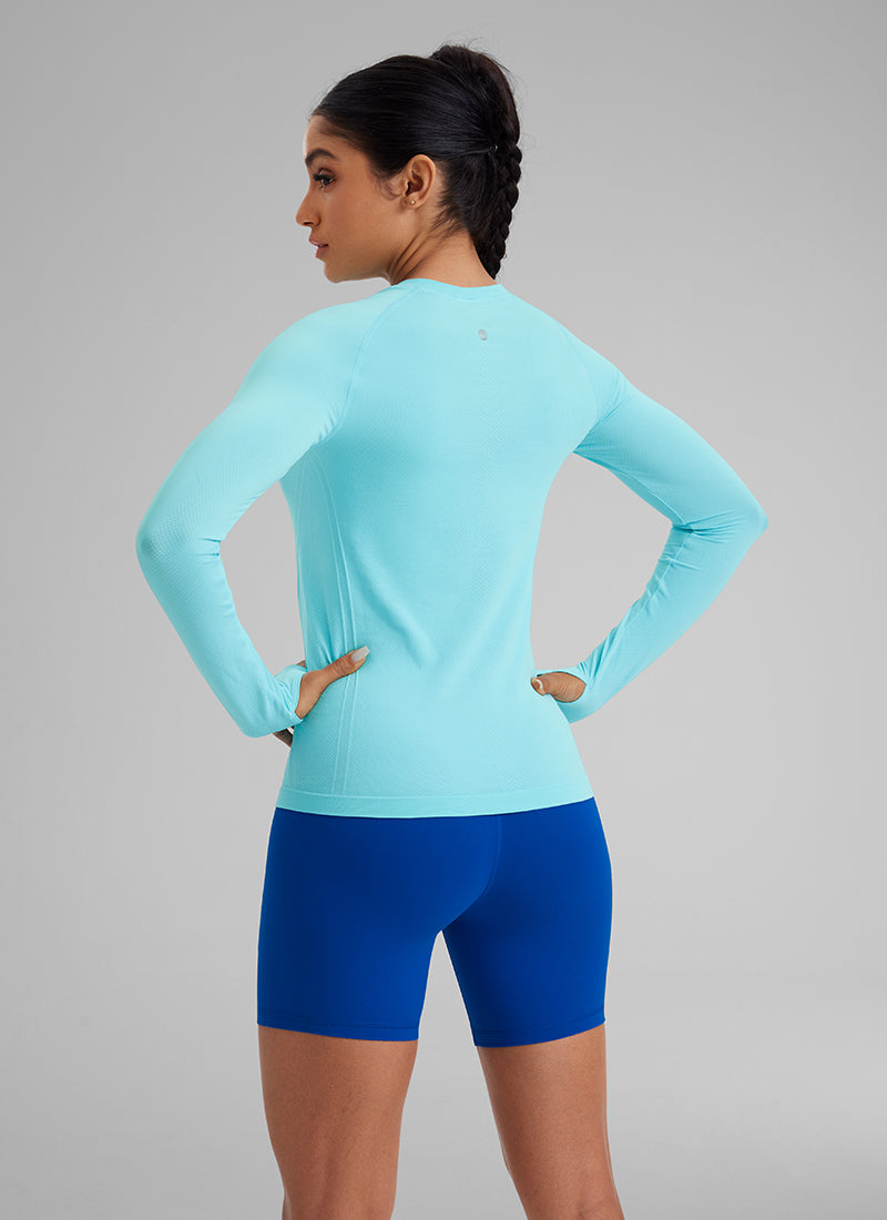 Seamless Crew Neck Long Sleeve