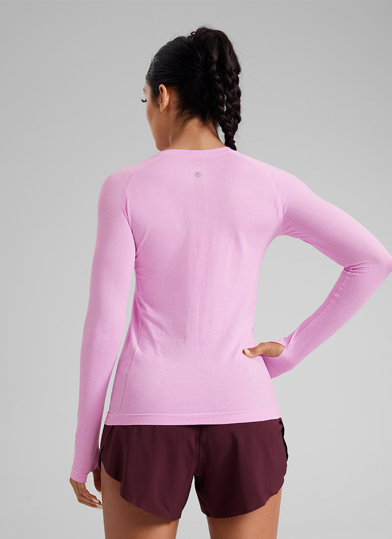Seamless Crew Neck Long Sleeve