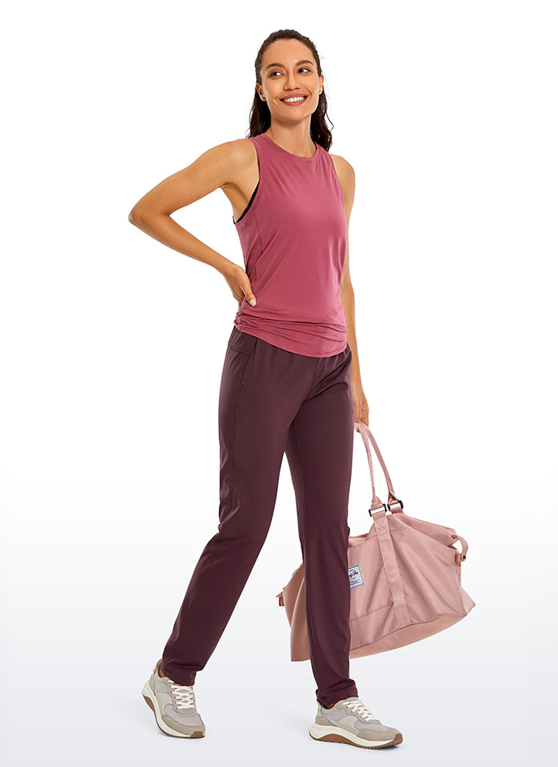 Stretch Drawstring Pocket Pant 31''