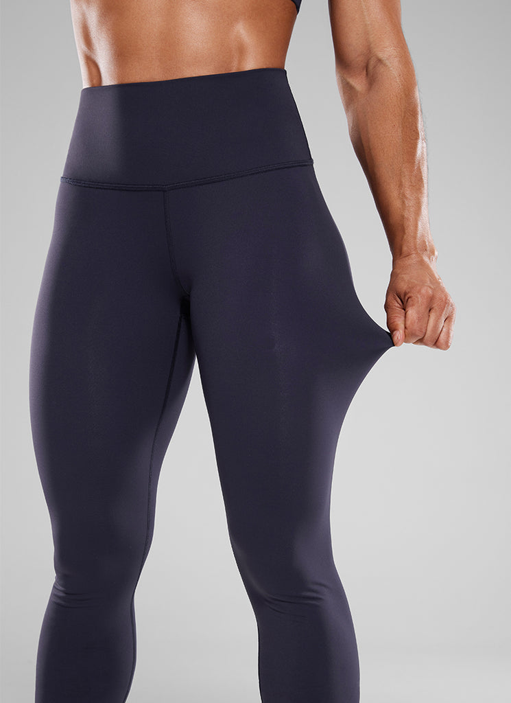 CRZ YOGA Women's Train High Rise Hugged Feel Compression Leggings 25'' Black