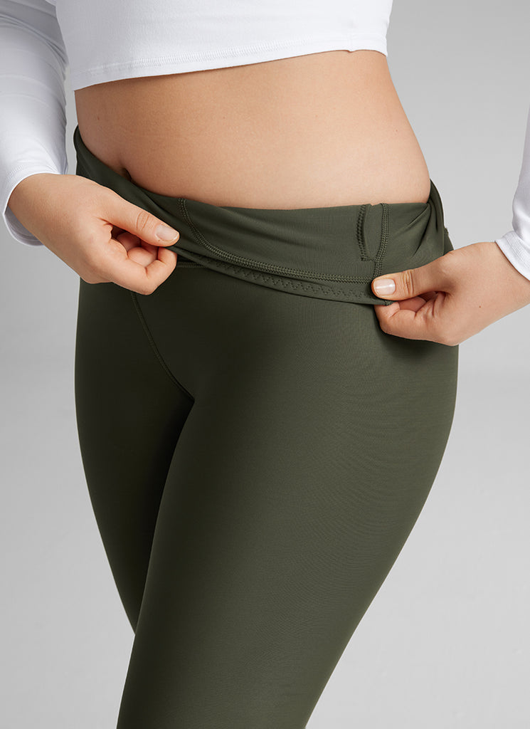 CRZ YOGA Women's Winter High Rise Thermal Fleece Lined Leggings 28'' Magenta Purple