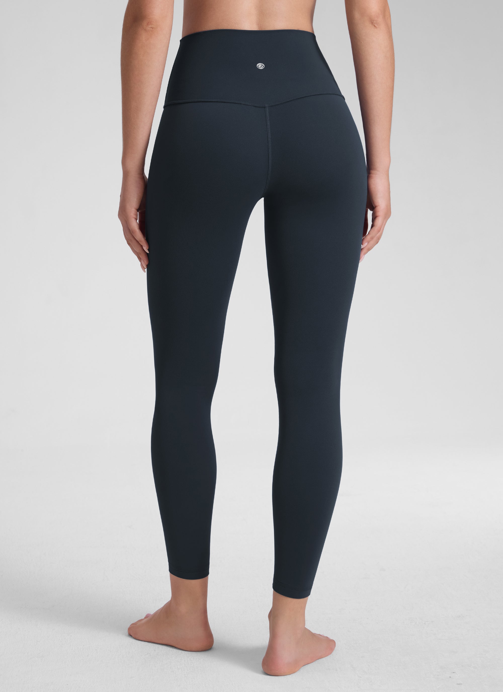 CRZ YOGA Women's Yoga Lounge High Rise Butterluxe Yoga Leggings 25'' True Navy @model_info:Malisa