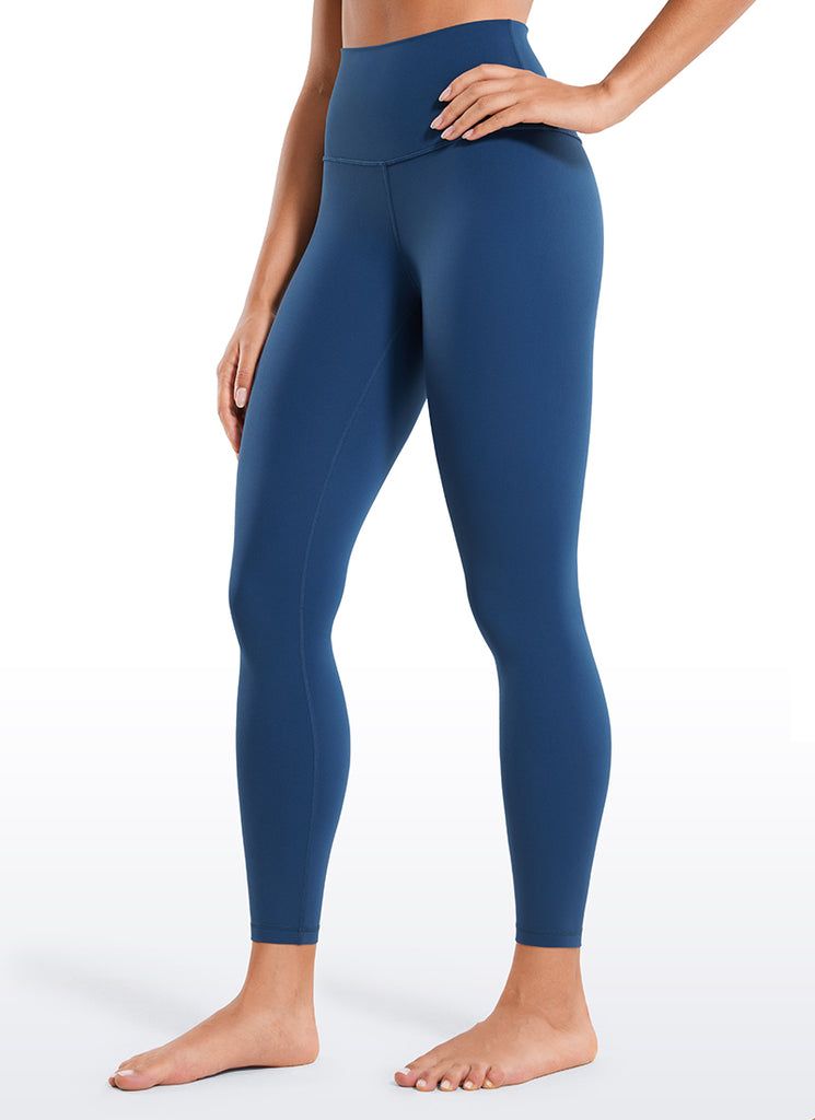 CRZ YOGA Women's Yoga Lounge High Rise Butterluxe Yoga Leggings 25'' Deep Purple