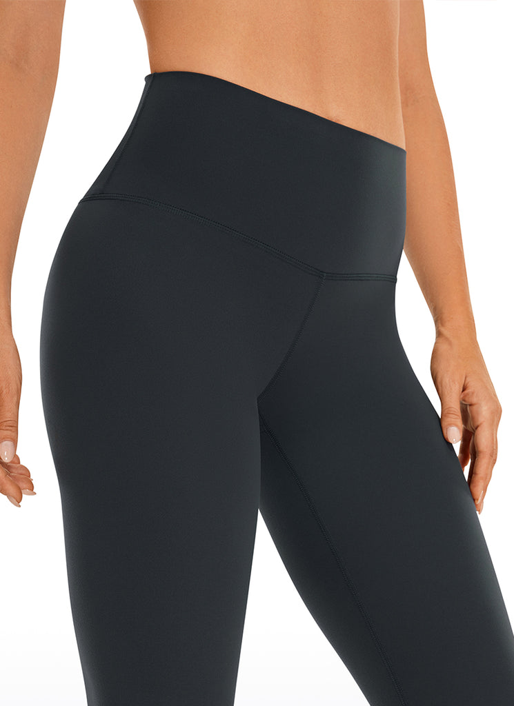CRZ YOGA Women's Yoga Lounge High Rise Butterluxe Yoga Leggings 17'' Black