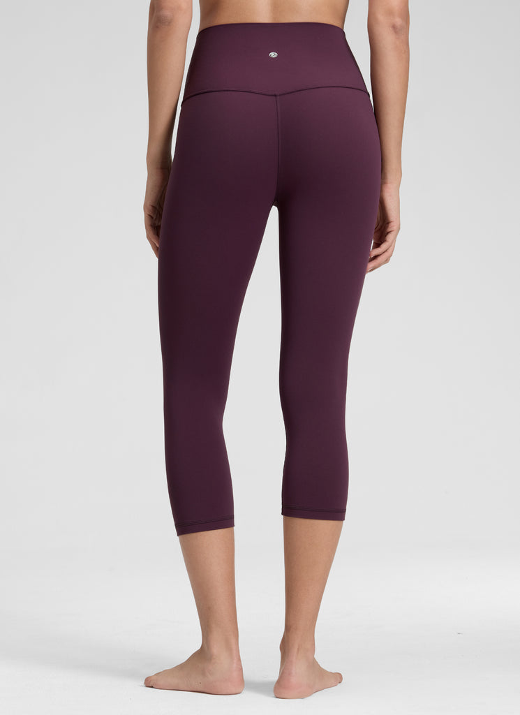 CRZ YOGA Women's Yoga Lounge High Rise Butterluxe Yoga Leggings 19'' Deep Purple