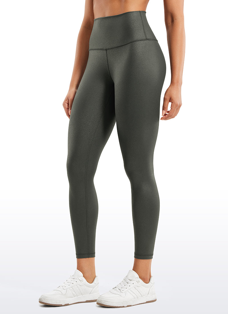 Matte Faux Leather Legging 25''
