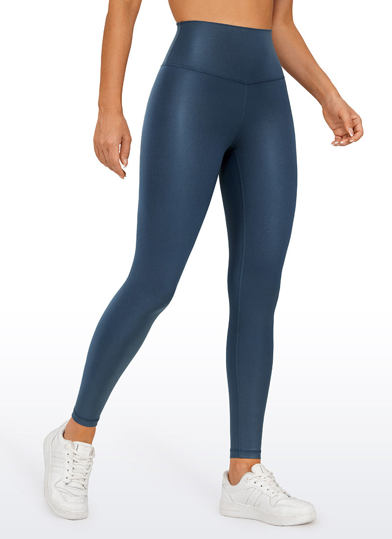 Matte Faux Leather Legging 28''
