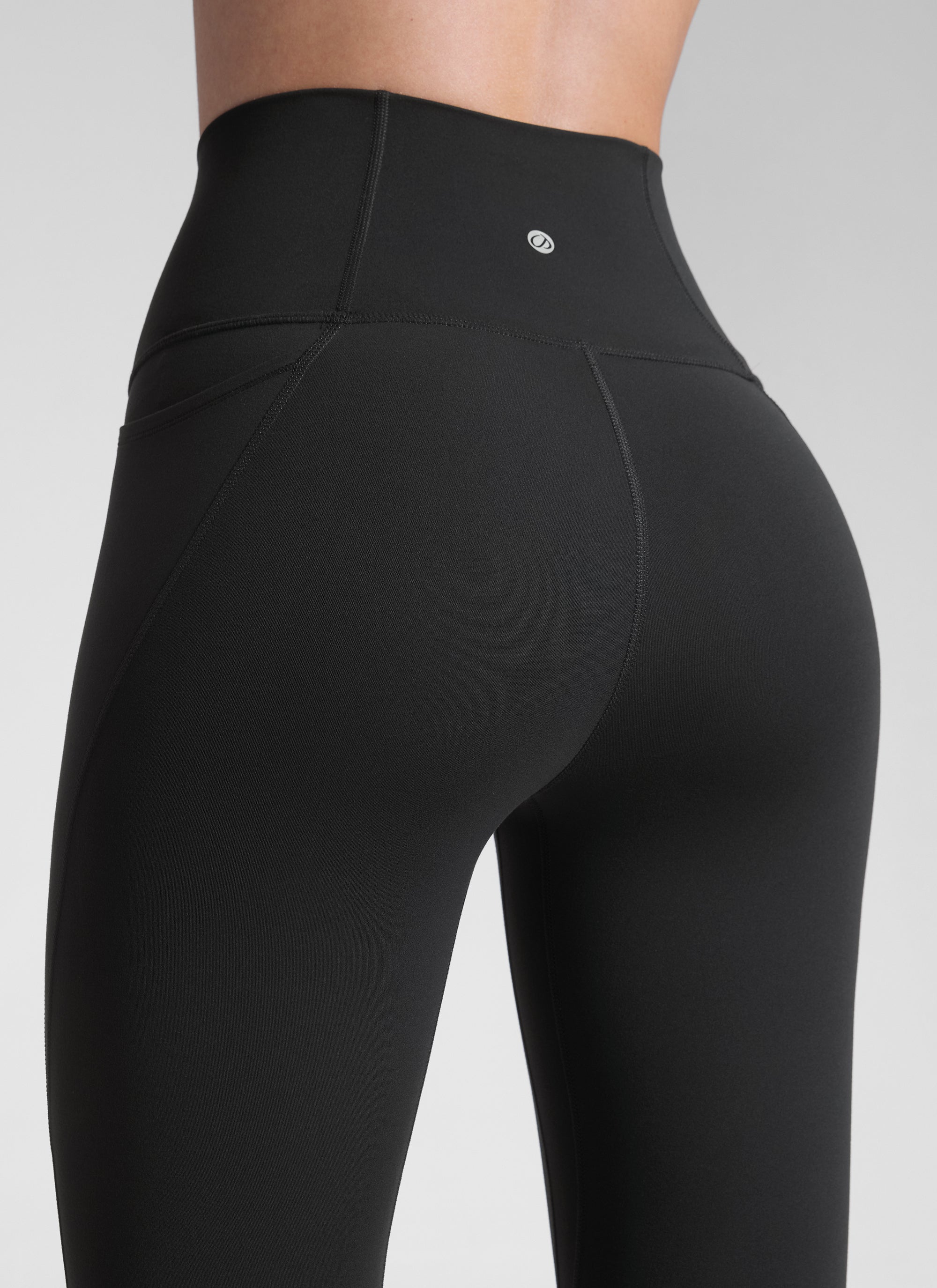 CRZ YOGA Women's Yoga Lounge High Rise Butterluxe Pocket Leggings 25'' Black