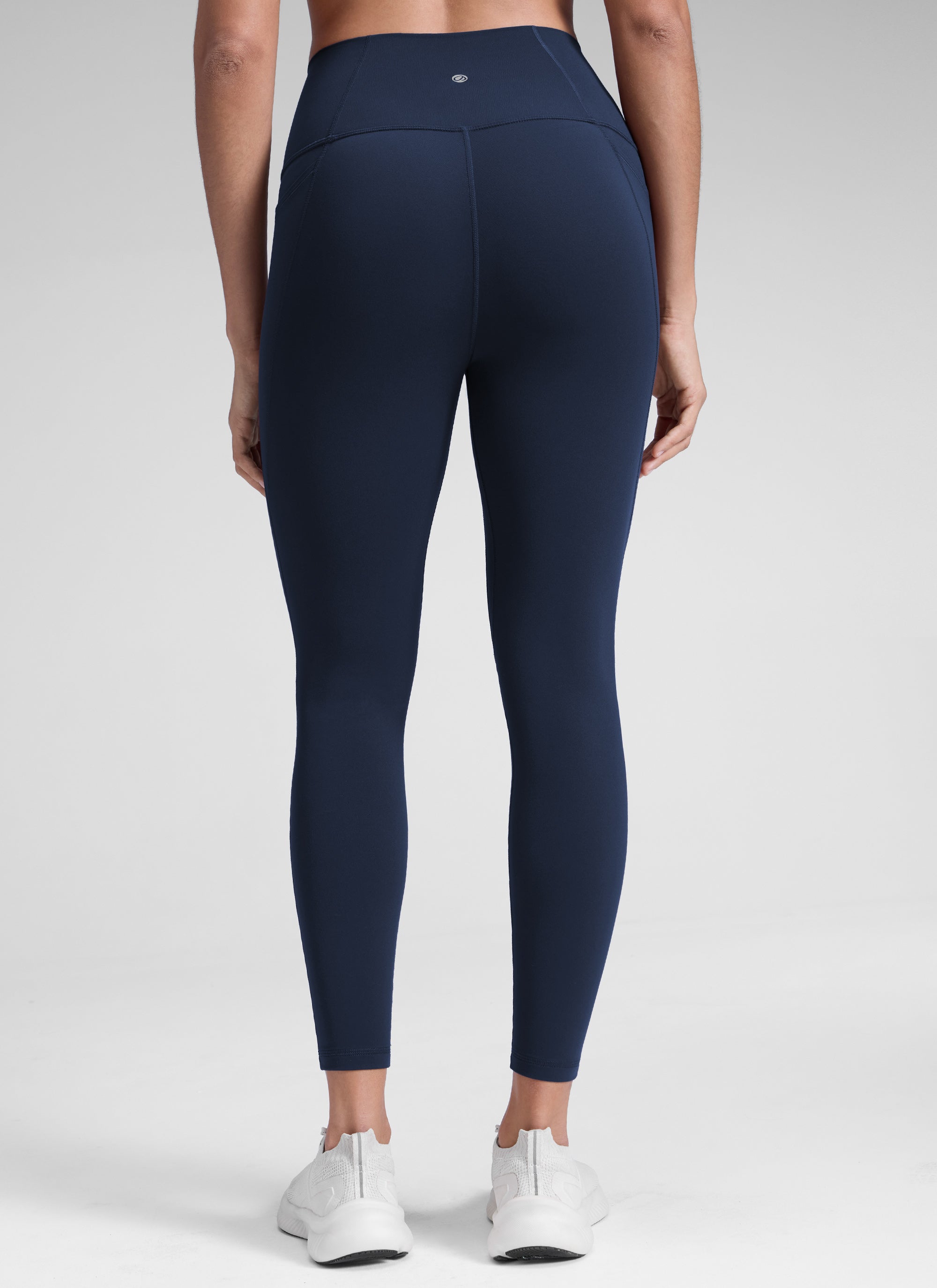 CRZ YOGA Women's Yoga Lounge High Rise Butterluxe Pocket Leggings 25'' Future Navy