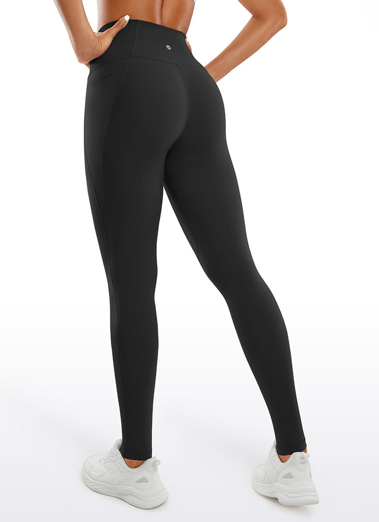 CRZ YOGA Womens Butterluxe Pockets Workout Leggings 30" Black