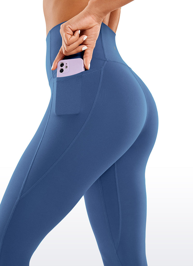 CRZ YOGA Womens Butterluxe Pockets Workout Leggings 30" Hot Fudge Brown