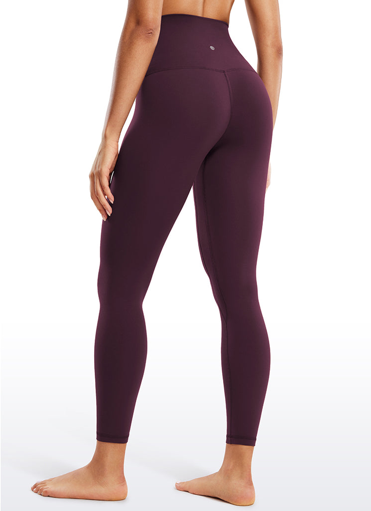 CRZ YOGA Women's Lounge Super High Rise Butterluxe Yoga Leggings 25'' Deep Purple