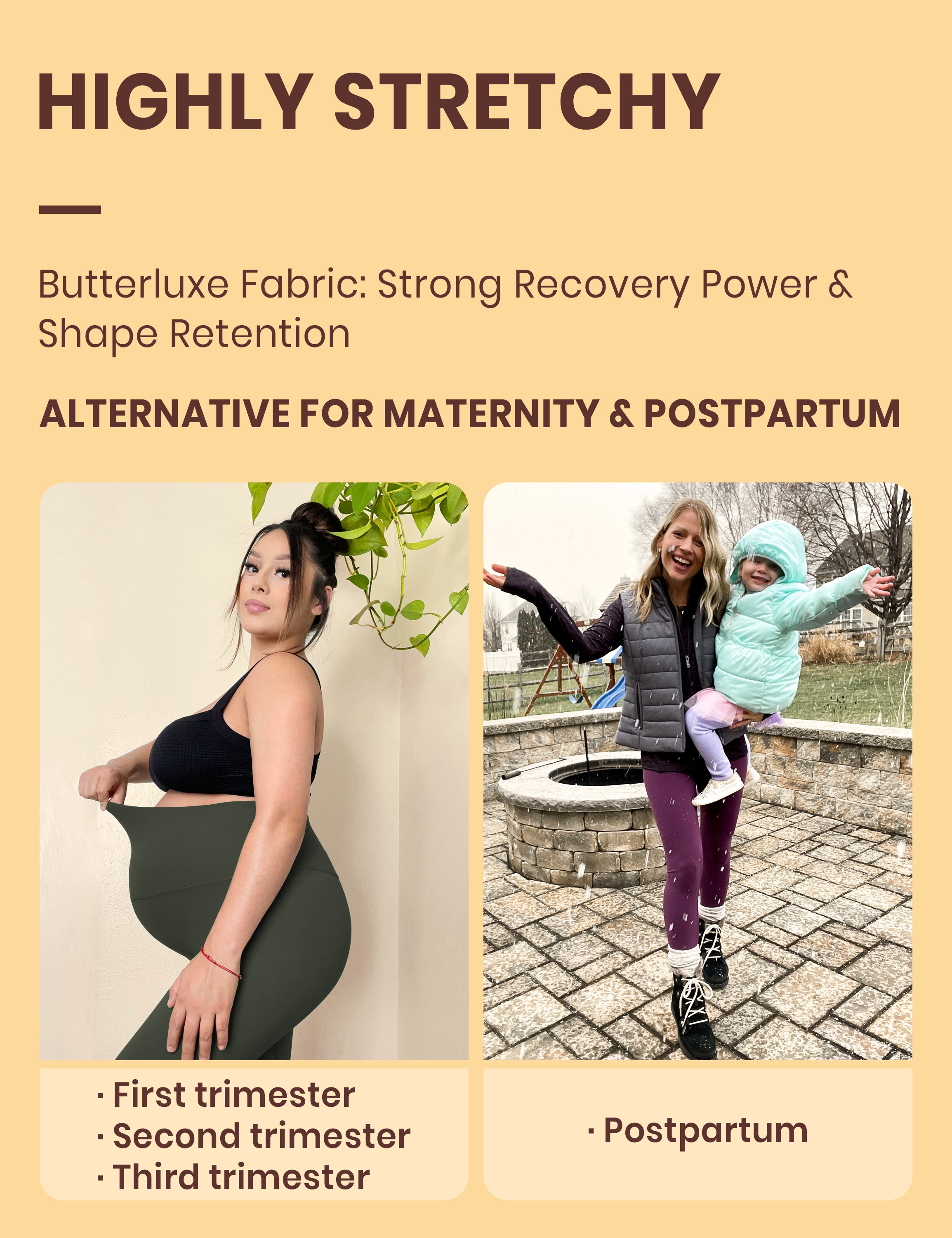 CRZ YOGA Women's Yoga Super High Waist Butterluxe Yoga Leggings 28'' French Navy