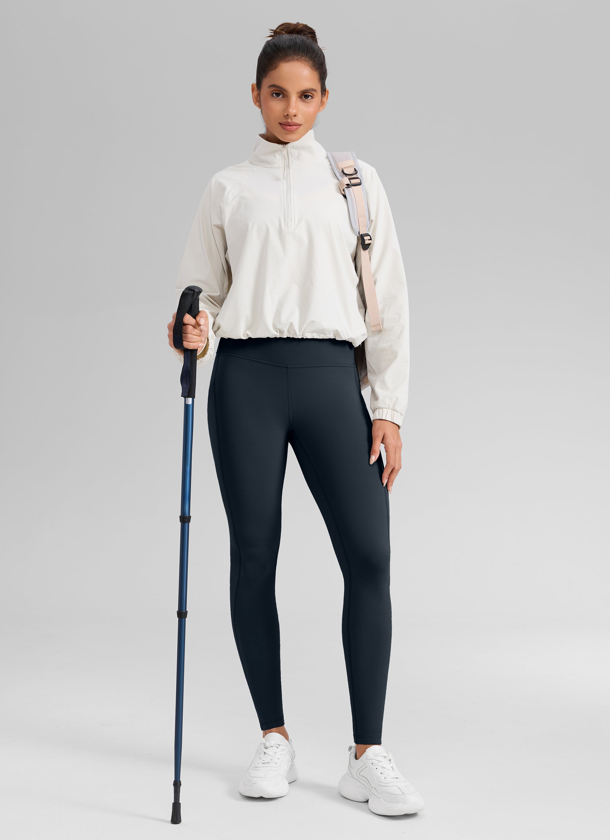 CRZ YOGA Women's Water-resistant Fleece Lined Pocket Leggings 28