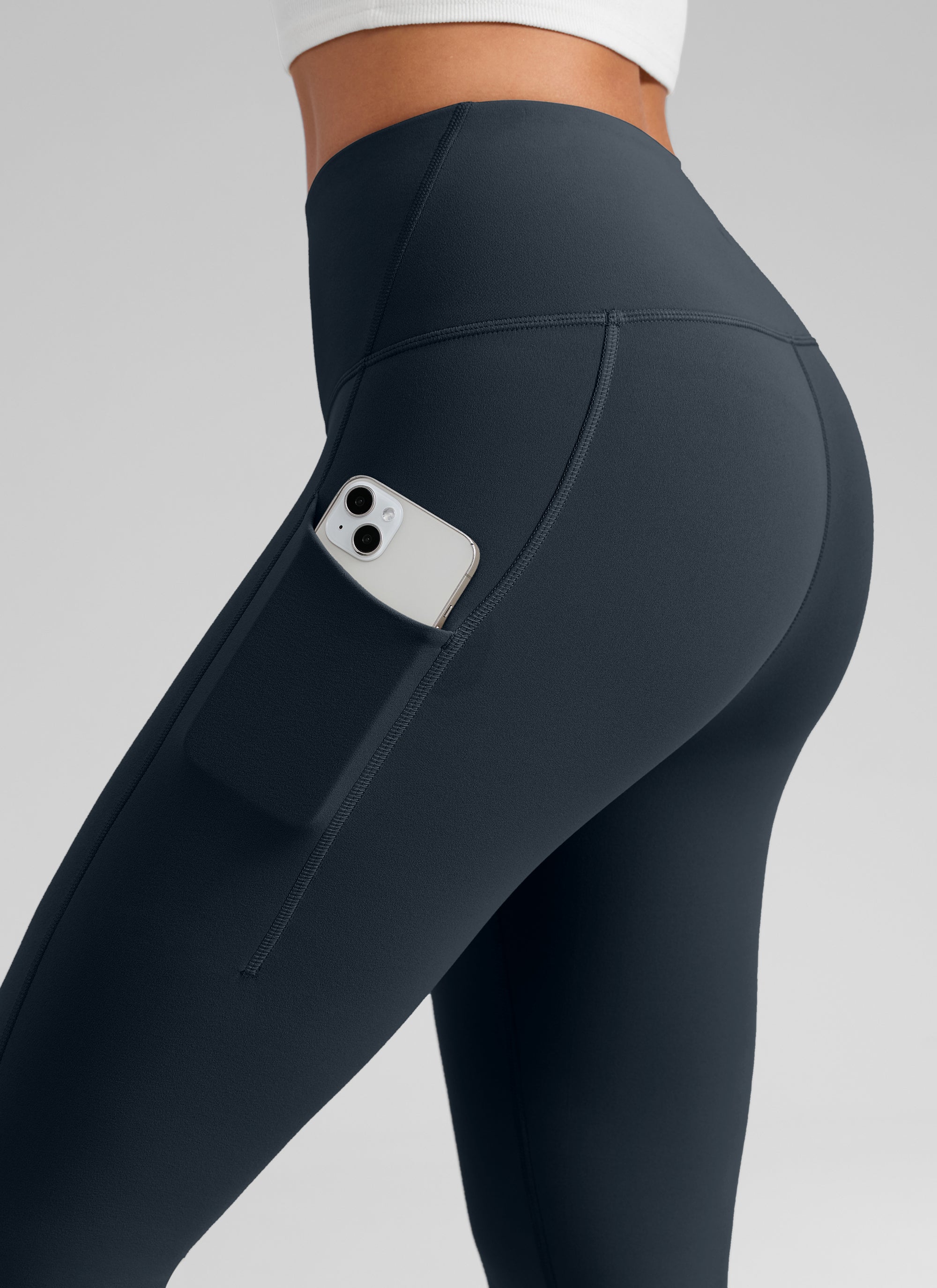 CRZ YOGA Women's Water-resistant Fleece Lined Pocket Leggings 28