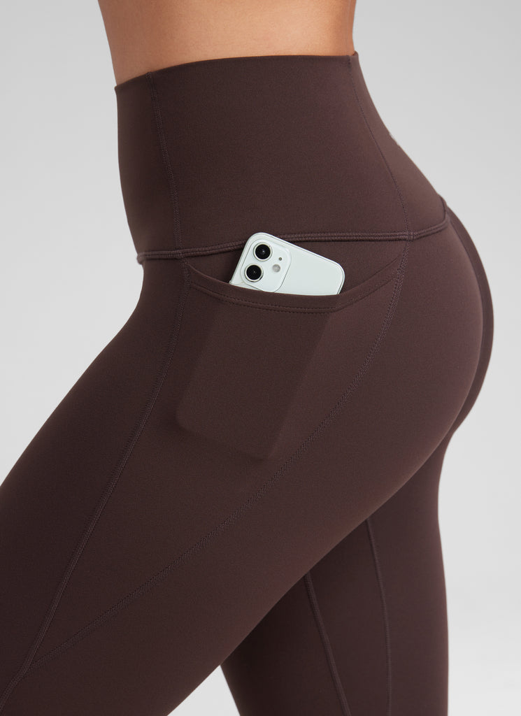 CRZ YOGA Women's Yoga High Rise Butterluxe Capri with Pockets 21'' Granita Pink