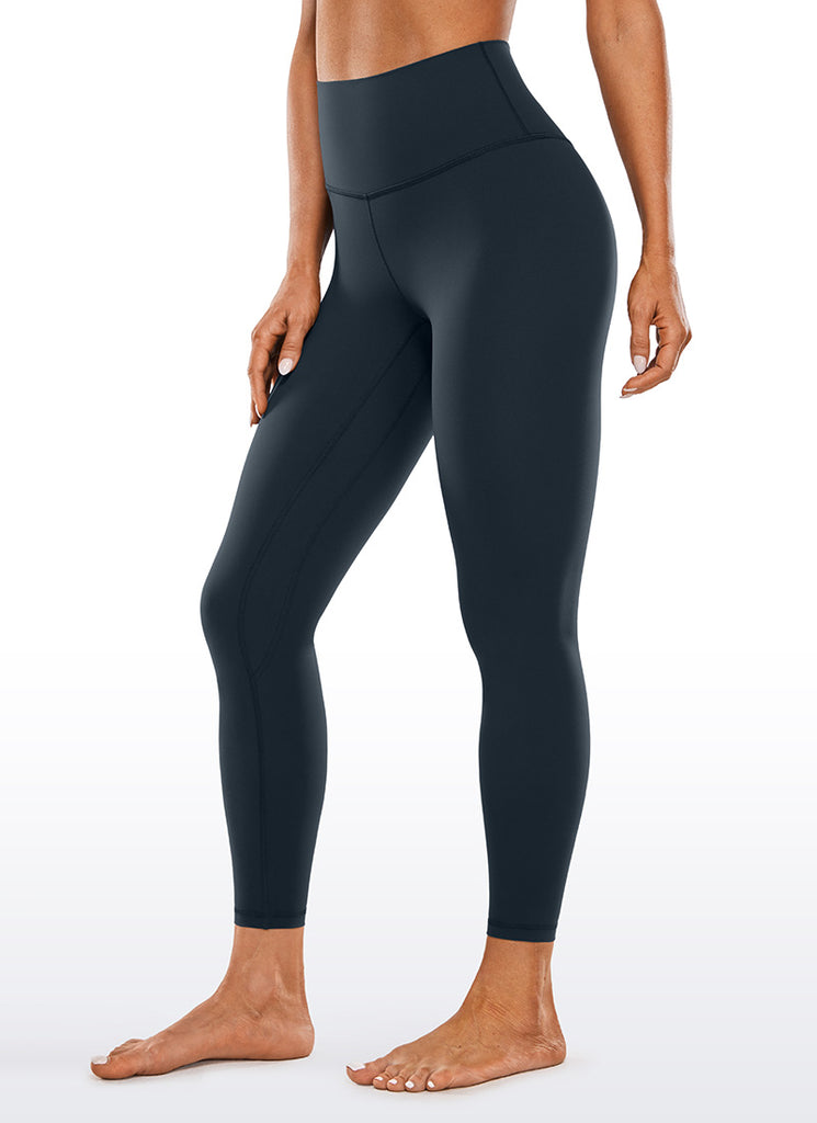 CRZ YOGA Women's Yoga Train High Rise Brushed Nakedfeel Leggings 25'' Black