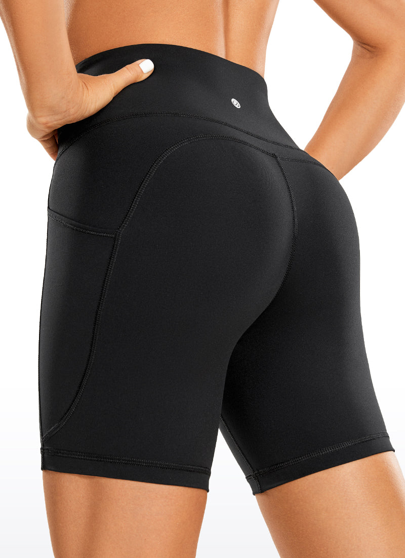 Brushed Nakedfeel Pocket Short 6''