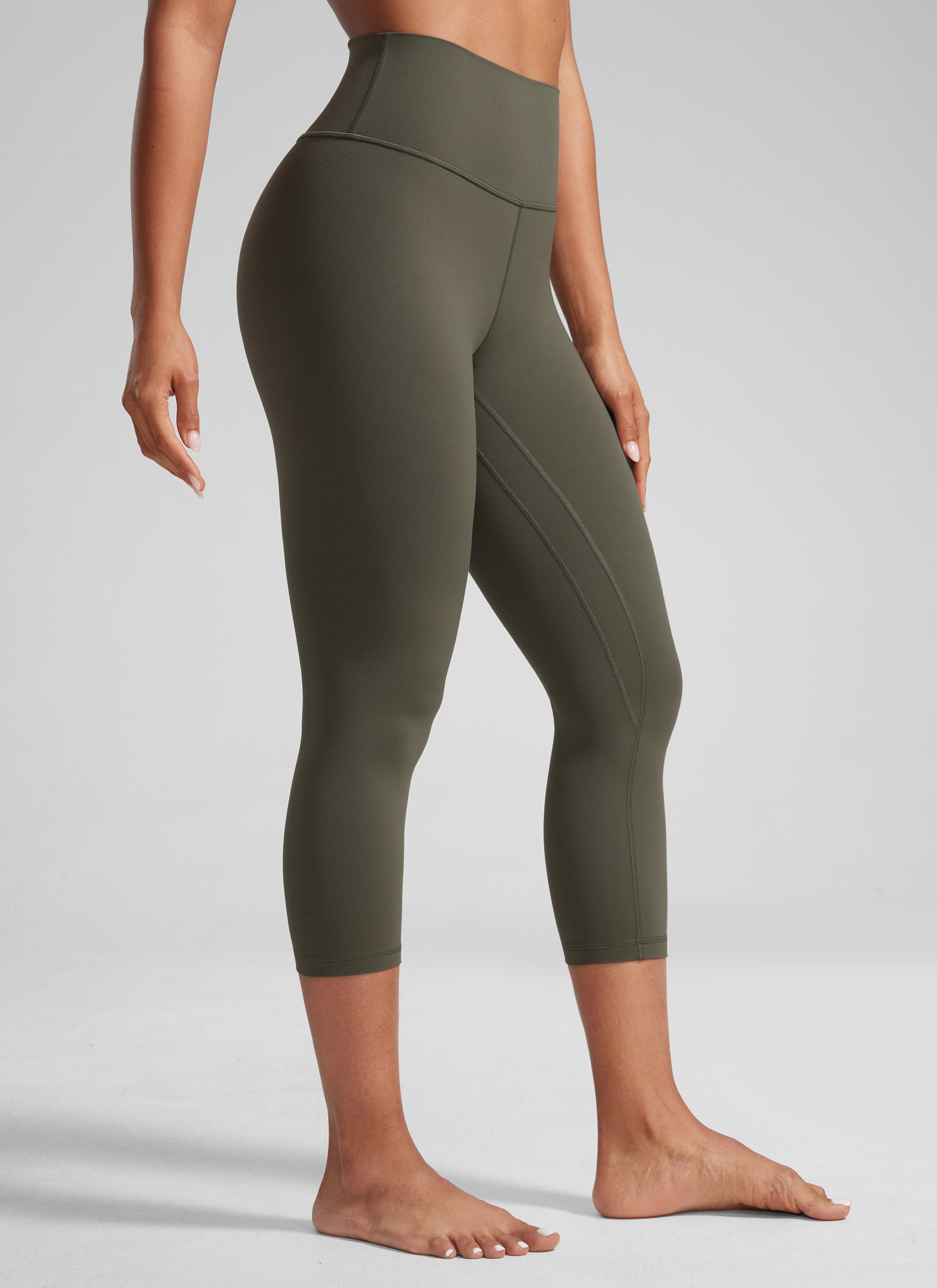 CRZ YOGA Women's High Waisted Capris Workout Leggings 21
