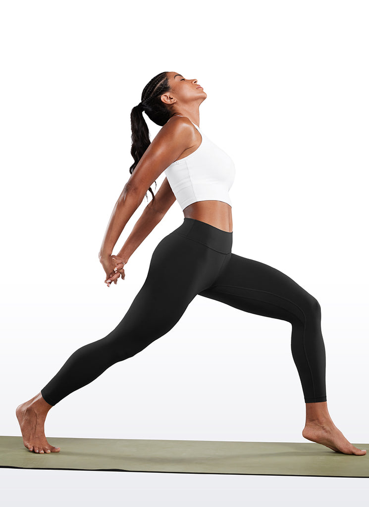 CRZ YOGA Women's Butterluxe Low Rise Workout Leggings 25" Black