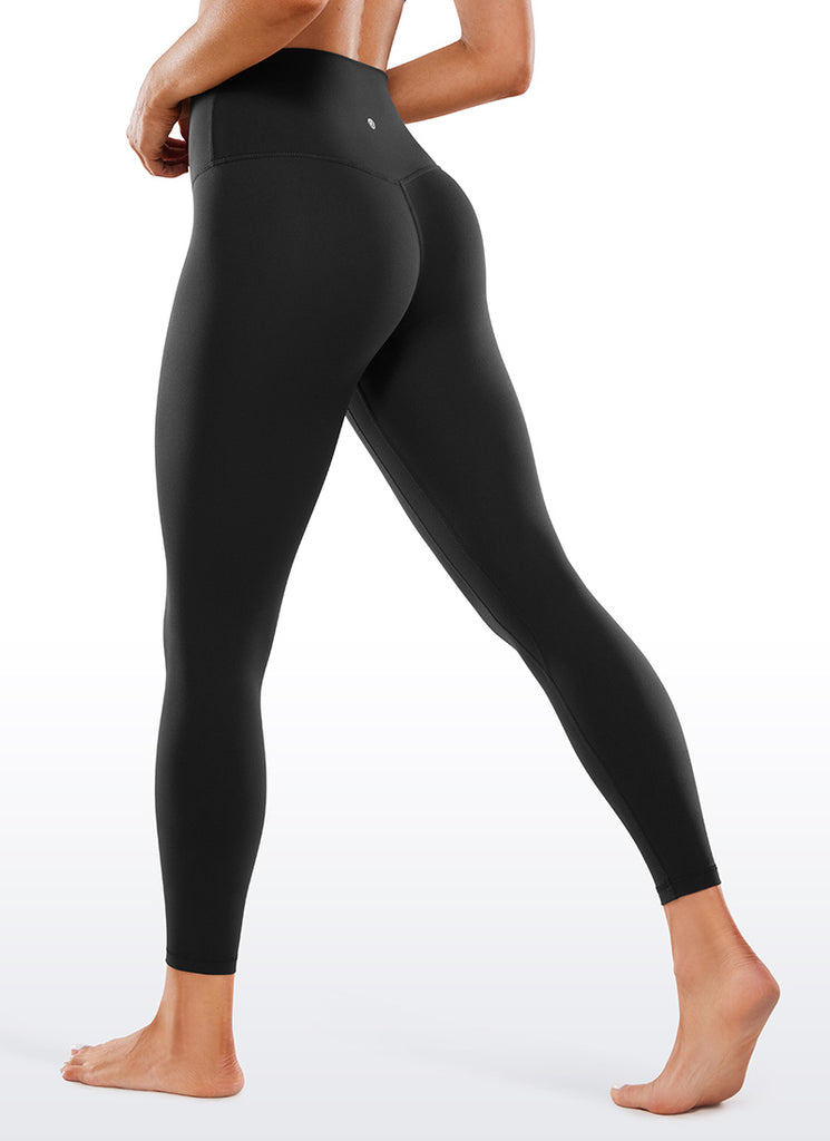 CRZ YOGA Women Butterluxe High Waisted Double seamed Yoga Leggings 25" Dark Forest Green