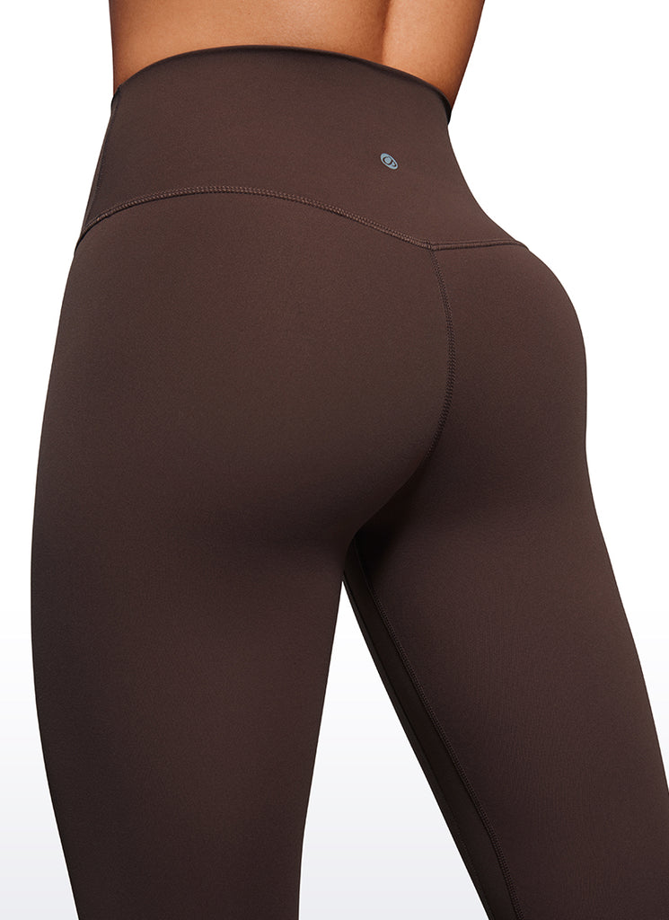 CRZ YOGA Women Butterluxe High Waisted Double seamed Yoga Leggings 25" Mysterious Grey