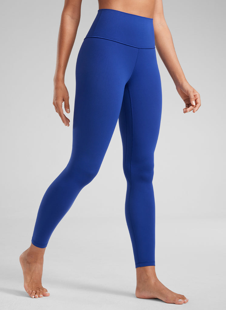 CRZ YOGA Women Butterluxe High Waisted Double seamed Yoga Leggings 25" Mysterious Grey