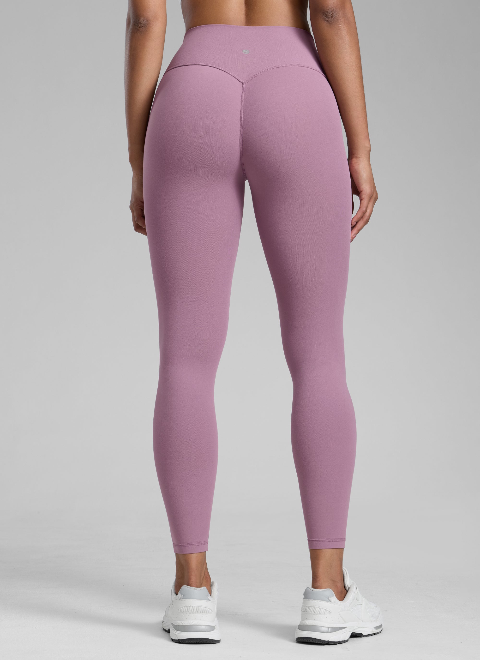 CRZ YOGA Women Butterlift High Rise Scrunch Butt Legging No Front Seam Light Lavender