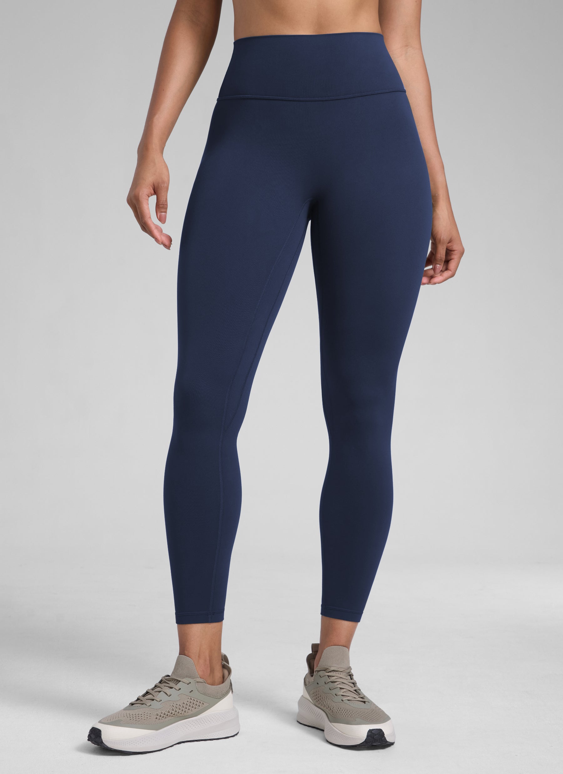 CRZ YOGA Women Butterlift High Rise Scrunch Butt Legging No Front Seam Club Blue @model_info:S1