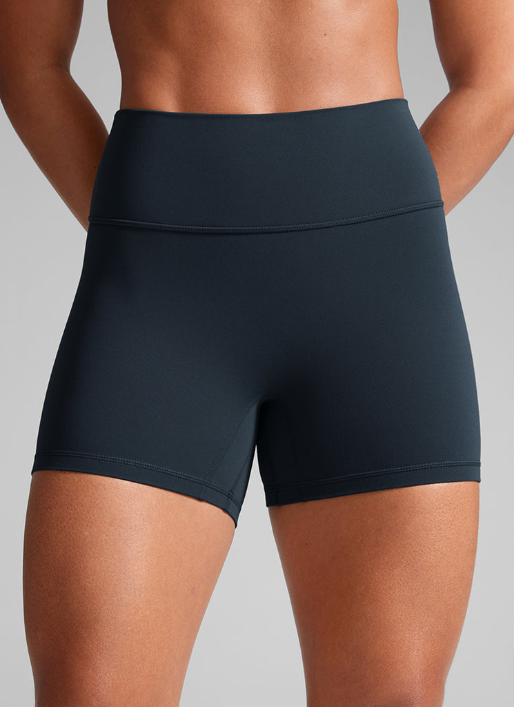 CRZ YOGA Womens Butterlift Scrunch Butt Atheletic Workout Biker Shorts True Navy