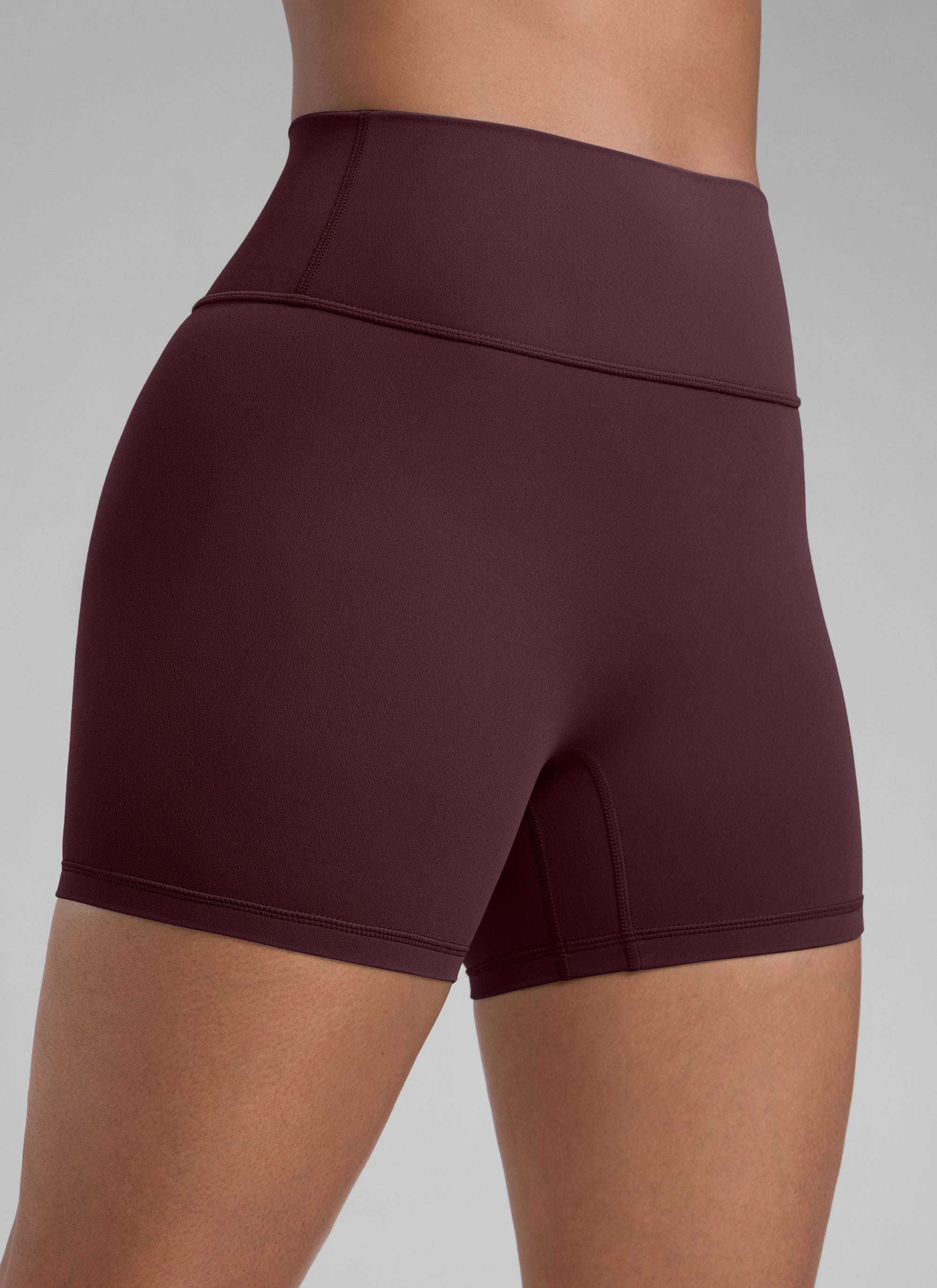 CRZ YOGA Womens Butterlift Scrunch Butt Atheletic Workout Biker Shorts Ripe Plum