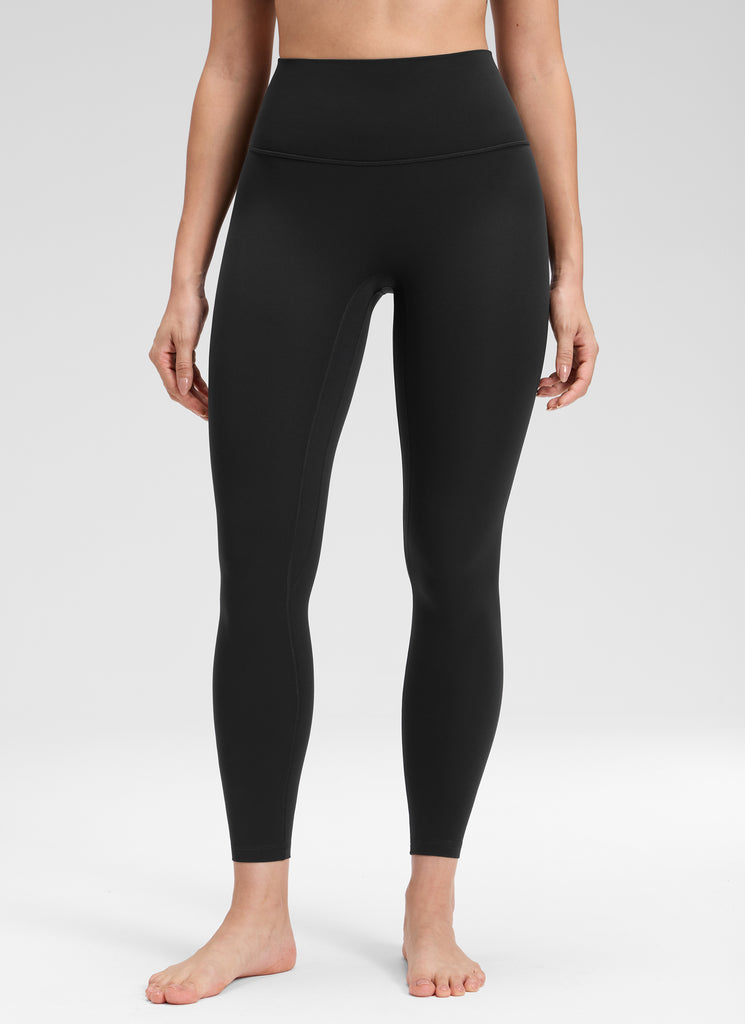 CRZ YOGA Women's Butterluxe Yoga High Rise No Front Seam Legging 25'' Aurora Red