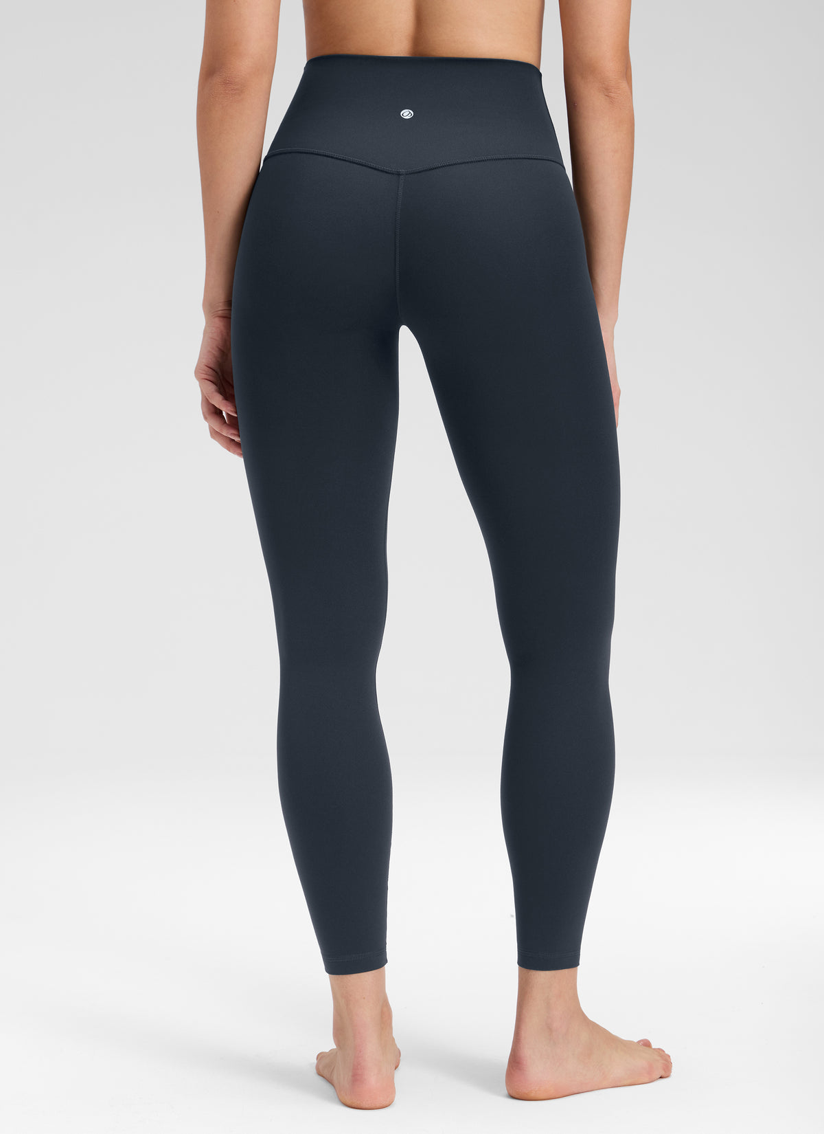 CRZ YOGA Women's Butterluxe Yoga High Rise No Front Seam Legging 25'' True Navy