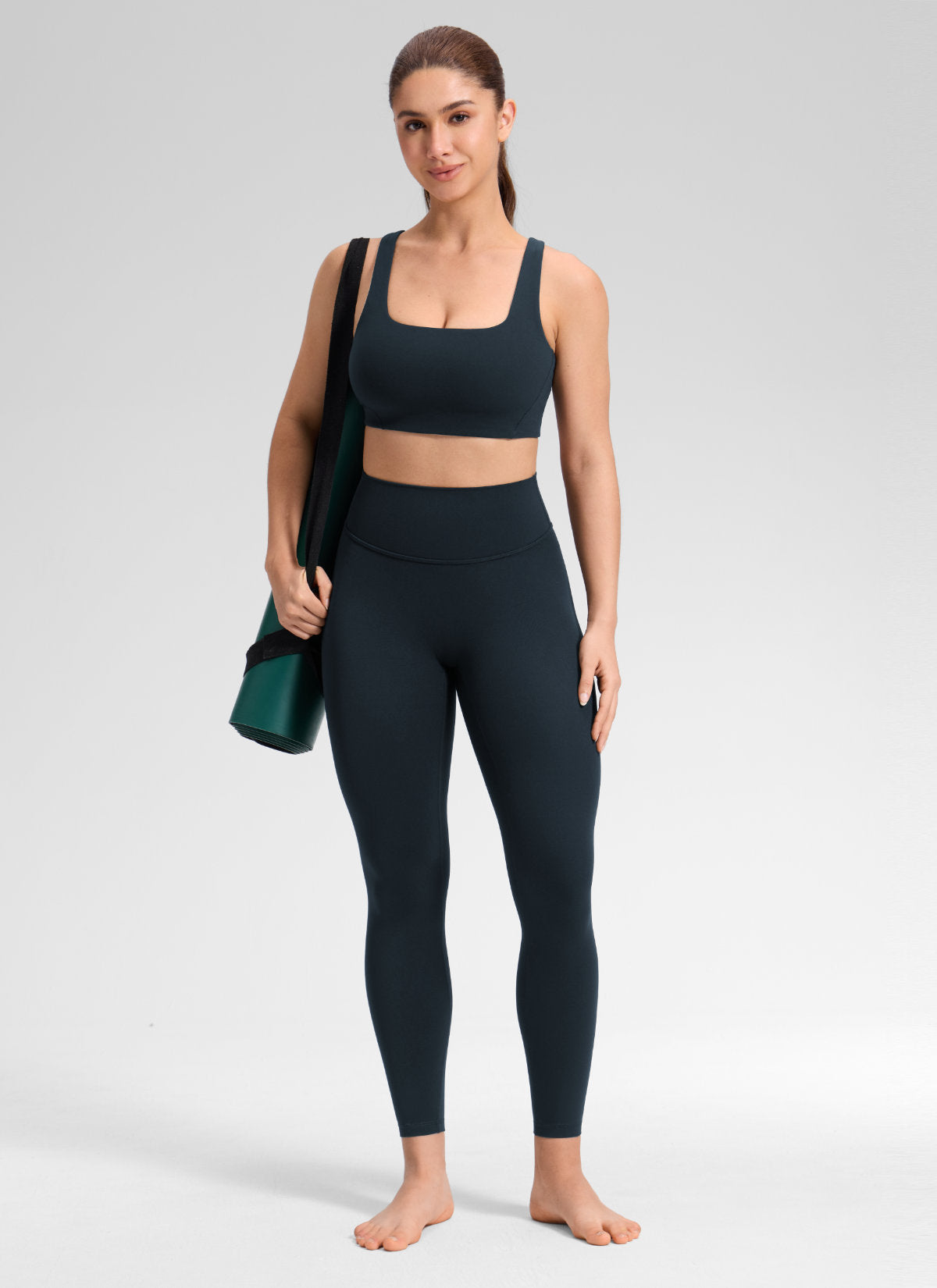 CRZ YOGA Softretch Secretsculpt™ Minor High Rise Front Seam Legging True Navy