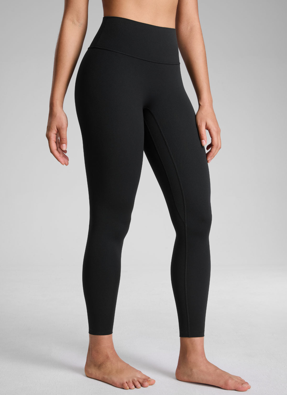 CRZ YOGA Women's SculptAir Yoga High Rise No Front Seam Legging 25